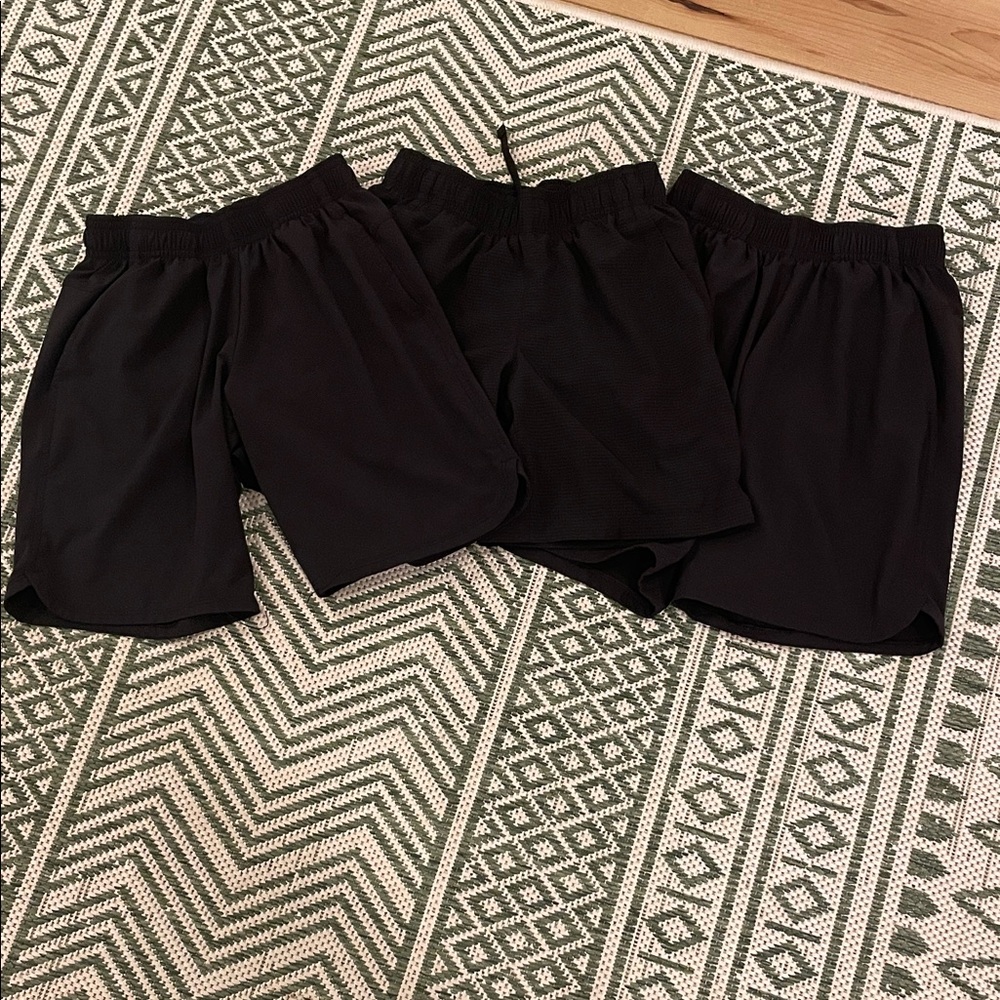 All in Motion Kids Black Shorts Set